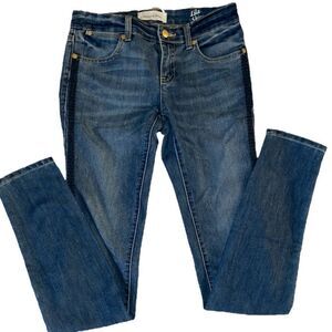 Henry & Belle Lila Super Skinny Jeans Women’s 25 Ankle Medium Wash Blue